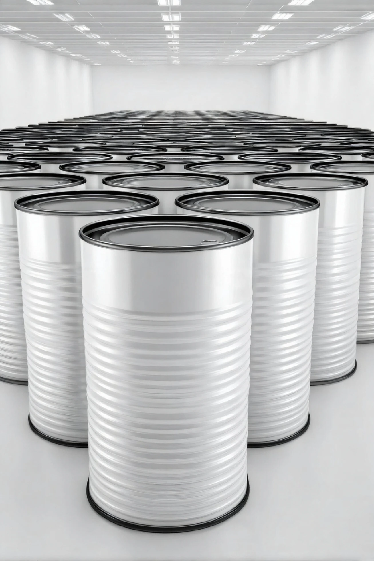 Cans Image in grey gradient