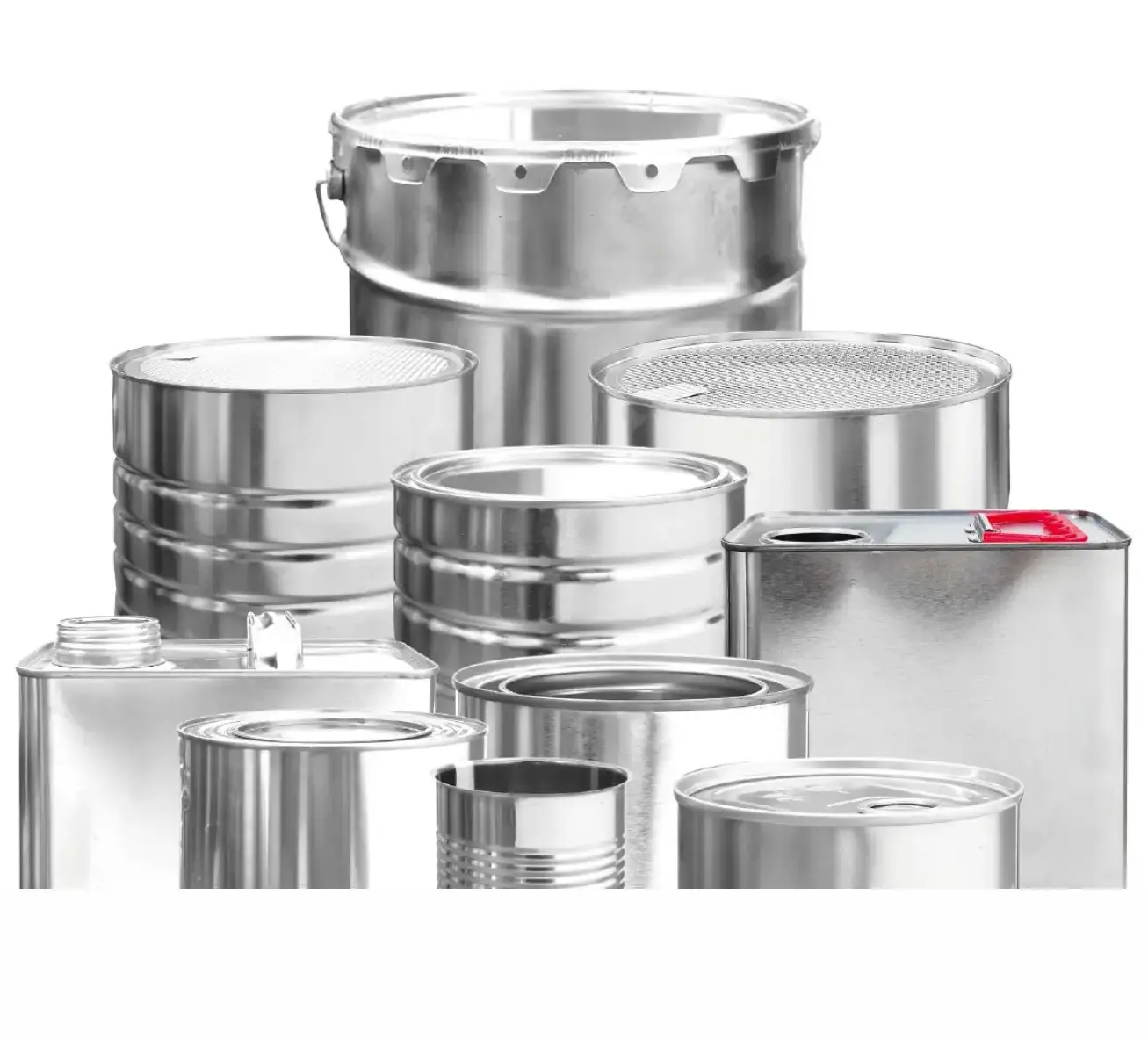 Cans Image in grey gradient